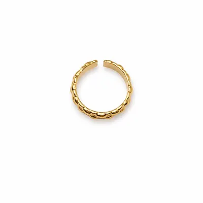 Anillo gotas entrelazadas