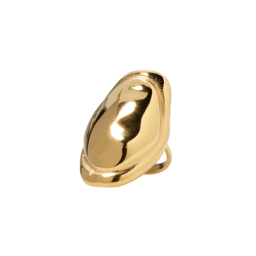 Anillo ovalado irregular liso 31mm — foto 1 de 2