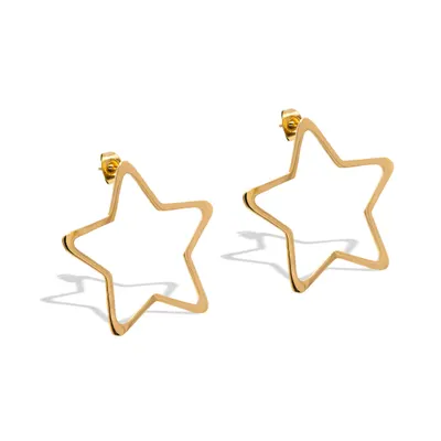 Arete silueta de estrella 33mm
