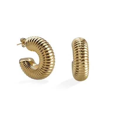 Arracada estilo caracol 30mm
