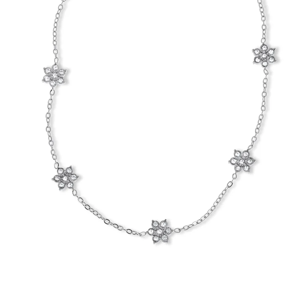 Collar de flores con cristales 50-55cm — foto 1 de 2
