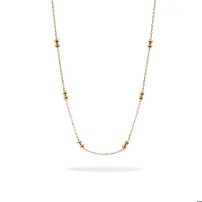 Collar balines lisos  50cm
