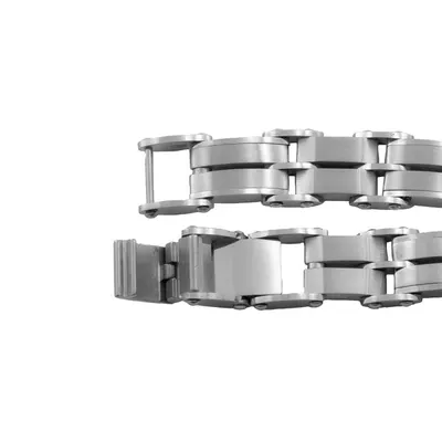 Brazalete caballero eslabones matey liso 21cm